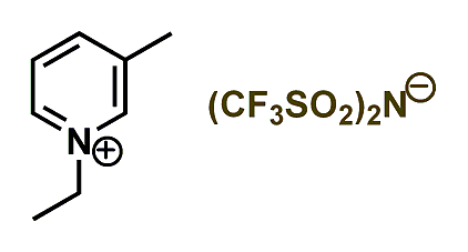 1-Ethyl-3-methylpyridinium bis(trifluoromethylsulfonyl)imide 구조식
