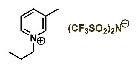 1-Propyl-3-methylpyridinium bis(trifluoromethylsulfonyl)imide 구조식