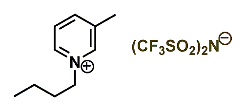 1-Butyl-3-methylpyridinium bis(trifluoromethylsulfonyl)imide 구조식