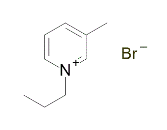 1-Propyl-3-methylpyridinium bromide 구조식