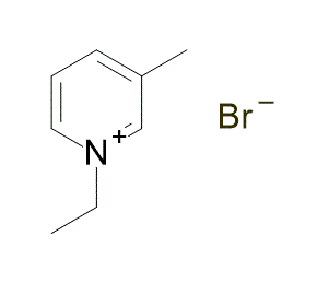 1-Ethyl-3-methylpyridinium bromide 구조식