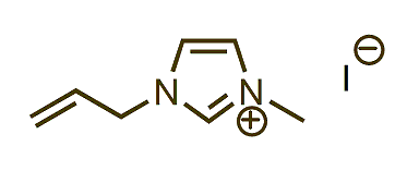 1-Allyl-3-methylimidazolium iodide 구조식