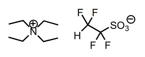 Tetraethylammonium 1,1,2,2-tetrafluoroethanesulfonate 구조식