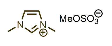 1,3-Dimethylimidazolium methyl sulfate 구조식