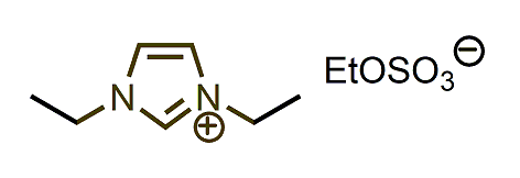 1,3-Diethylimidazolium ethyl sulfate 구조식