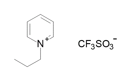 1-Propylpyridinium triflate 구조식