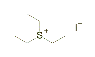 Triethylsulfonium iodide 구조식
