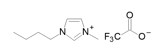 1-Butyl-3-methylimidazolium trifluoroacetate 구조식