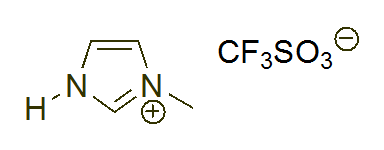 1-Methylimidazolium triflate 구조식