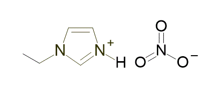 1-Ethylimidazolium nitrate 구조식