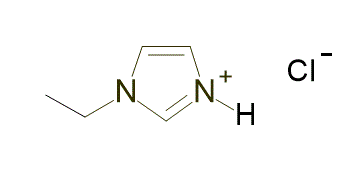 1-Ethylimidazolium chloride 구조식