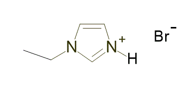 1-Ethylimidazolium bromide 구조식