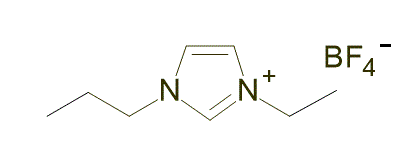 1-Ethyl-3-propylimidazolium tetrafluoroborate 구조식