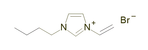 1-Butyl-3-vinylimidazolium bromide 구조식
