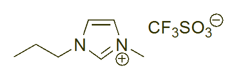 1-Methyl-3-propylimidazolium triflate 구조식