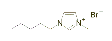 1-Methyl-3-pentylimidazolium bromide 구조식