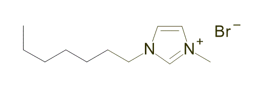 1-Heptyl-3-methylimidazolium bromide 구조식