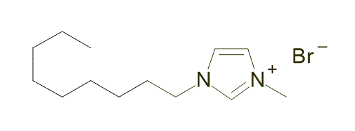 1-Methyl-3-nonylimidazolium bromide 구조식
