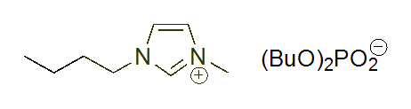 1-Butyl-3-methylimidazolium dibutylphosphate 구조식