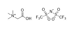 Betaine bis(trifluoromethylsulfonyl)imide 구조식