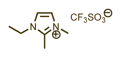 1-Ethyl-2,3-dimethylimidazolium triflate 구조식