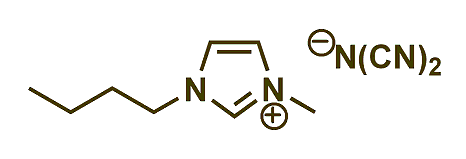 1-Butyl-3-methylimidazolium dicyanamide 구조식