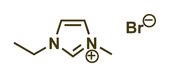 1-Ethyl-3-methylimidazolium bromide 구조식