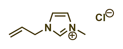 1-Allyl-3-methylimidazolium chloride 구조식