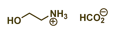 2-Hydroxyethylammonium formate 구조식