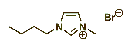 1-Butyl-3-methylimidazolium bromide 구조식
