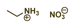 Ethylammonium nitrate 구조식