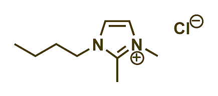 1-Butyl-2,3-dimethylimidazolium chloride 구조식