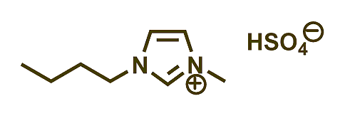 1-Butyl-3-methylimidazolium hydrogensulfate 구조식