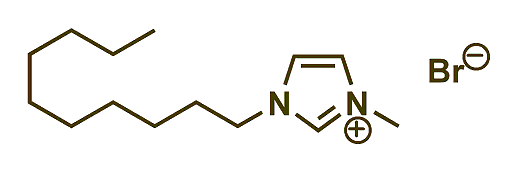1-Decyl-3-methylimidazolium bromide 구조식