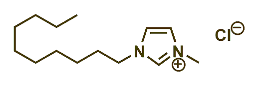 1-Decyl-3-methylimidazolium chloride 구조식