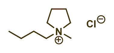 1-Butyl-1-methylpyrrolidinium chloride 구조식