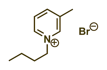 1-Butyl-3-methylpyridinium bromide 구조식