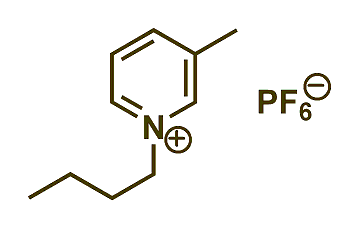 1-Butyl-3-methylpyridinium hexafluorophosphate 구조식