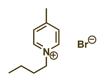 1-Butyl-4-methylpyridinium bromide 구조식