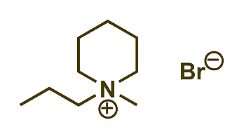 1-Methyl-1-propylpiperidinium bromide 구조식
