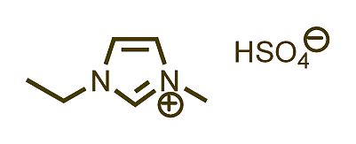 1-Ethyl-3-methylimidazolium hydrogensulfate 구조식