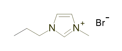 1-Methyl-3-propylimidazolium bromide 구조식