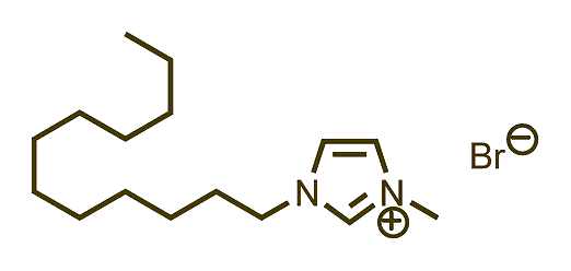 1-Dodecyl-3-methylimidazolium bromide 구조식