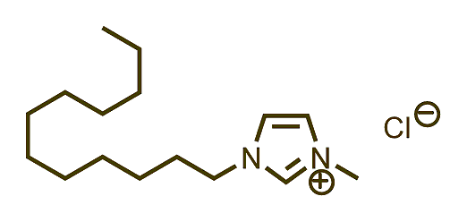 1-Dodecyl-3-methylimidazolium chloride 구조식