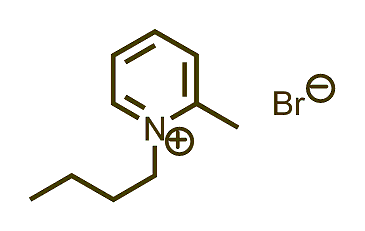 1-Butyl-2-methylpyridinium bromide 구조식