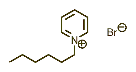 1-Hexylpyridinium bromide 구조식
