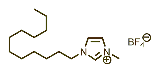 1-Dodecyl-3-methylimidazolium tetrafluoroborate 구조식