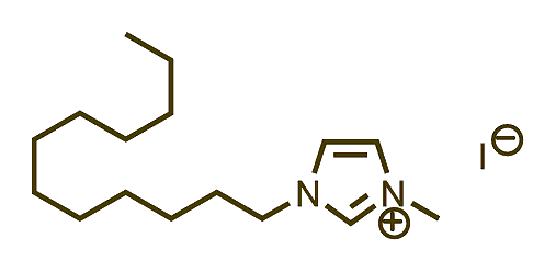 1-Dodecyl-3-methylimidazolium iodide 구조식