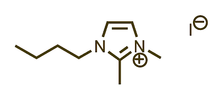 1-Butyl-2,3-dimethylimidazolium iodide 구조식