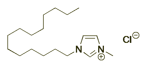 1-Methyl-3-tetradecylimidazolium chloride 구조식